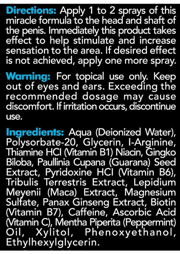 Mansation Male Stimulation Spray - 1 Oz