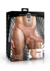 Master Series Thick Hollow Silicone Strap-On - Vanilla