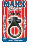 Maxx Gear Teaser Ring Silicone Vibrating Cock Ring - Black