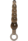 ME YOU US Rippled Anal Teaser Wand Anal Plug - Smoke - 5.75in
