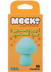 Mochi Mushroom Vibe 10 Function Silicone Rechargeable Vibrator - Teal