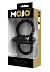 Mojo Apeiros Silicone Vibrating Cock/Ball Ring - Black
