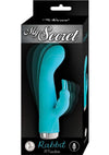My Secret Rabbit Rechargeable Silicone Rabbit Vibrator - Aqua/Blue