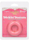 Naughty Bits Dickin' Donuts Silicone Donut Cock Ring - Pink