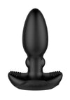 Nexus Beat Thumping Rechargeable Silicone Butt Plug with Remote Control - Black