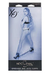 Nocturnal Collection Spreader Bar with Cuffs - Black