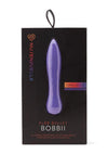 Nu Sensuelle Bobbii Xlr8 Rechargeable Silicone Vibrator - Purple/Ultra Violet
