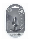 Ouch! Anal Plug Silicone - Grey/Gun Metal - Medium