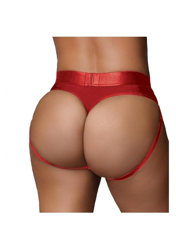 Ouch! Vibrating Strap-On Thong Rechargeable