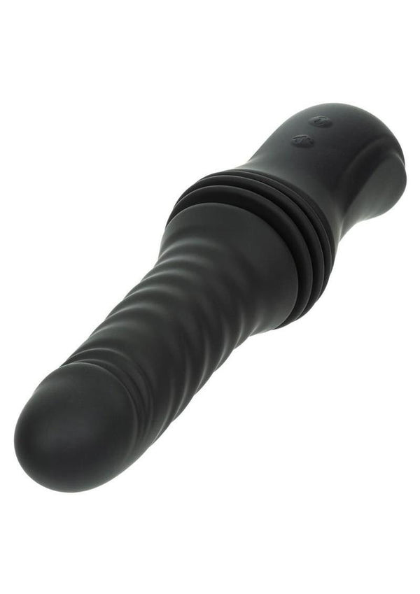Overdrive Rechargeable Silicone Sex Machine Waterproof Thruster with Remote Control