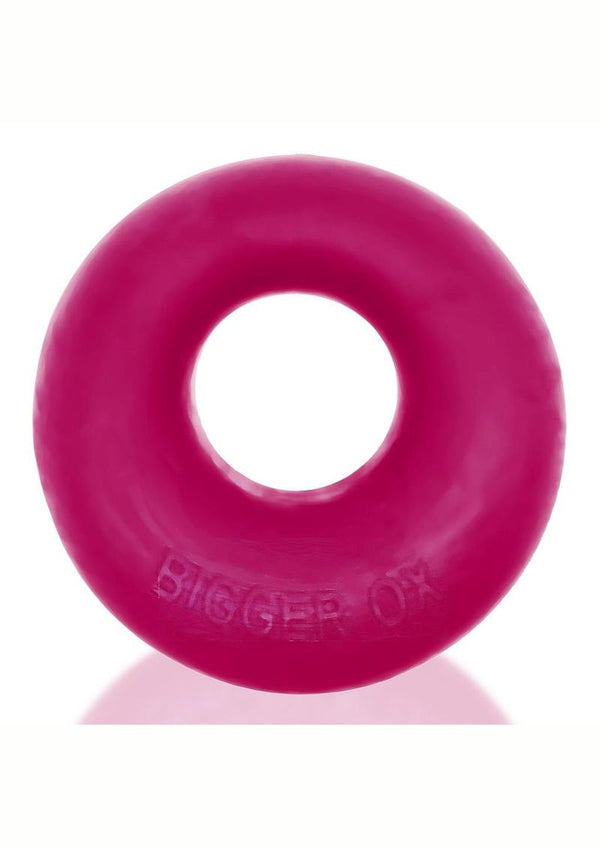 Oxballs Bigger Ox Silicone Cock Ring - Hot Pink Ice/Pink