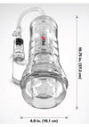 Pdx Elite Viewtube Vac XXL Pump See-Thru EZ-Grip Pump Stroker - General Orifice