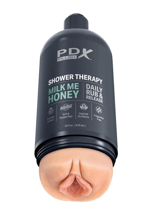 Pdx Plus Shower Therapy Milk Me Honey Discreet Stroker