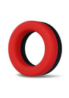 Performance Plus Takeoff Silicone Cock Ring - Black/Red