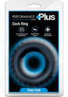 Performance Plus Traction Silicone Cock Ring - Black