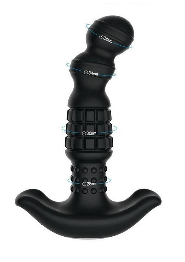 Pineapple Man Rolling Bead Vibrating Rechargeable Silicone Prostate Massager