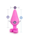 Play with Me Naughty Candy Heart Be Mine Silicone Butt Plug