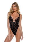 Playboy Bunny Charm Teddy - Black - XSmall