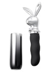 Playboy Bunny On The Go Rechargeable Silicone Rabbit Head Mini Vibrator