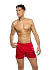 Playboy Men's Burnout Bunny Boxer Briefs - Black/Red - Small