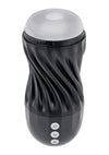 Playboy Solo Rechargeable Textured Stroker - Black