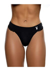 Playboy Ultra Soft Panty - Black/White - Medium/Small