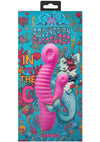 Polynesian Pleasures Into The C Seapuss Rechargeable Silicone Rabbit Vibrator with Clitoral Stimulator - Purple