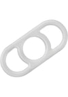 Precision Pump Erection Enhancer Silicone Cock Ring - Clear
