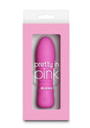 Pretty In Pink Blush Compact Rechargeable Silicone Light Up Vibrator - Pink