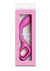 Pretty In Pink Lace Rechargeable Silicone G-Spot Vibrator - Pink