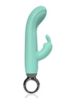 Primo Rabbit Rechargeable Silicone Vibrator - Teal