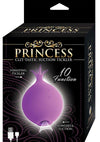 Princess Clit-Tastic Rechargeable Silicone Suction Tickler - Lavender/Purple