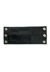 Prowler Red Leather Wrist Wallet - Black/Gray/Grey - Large