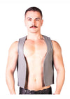 Prowler Red Monochrome Waistcoat - Gray/Grey - Medium