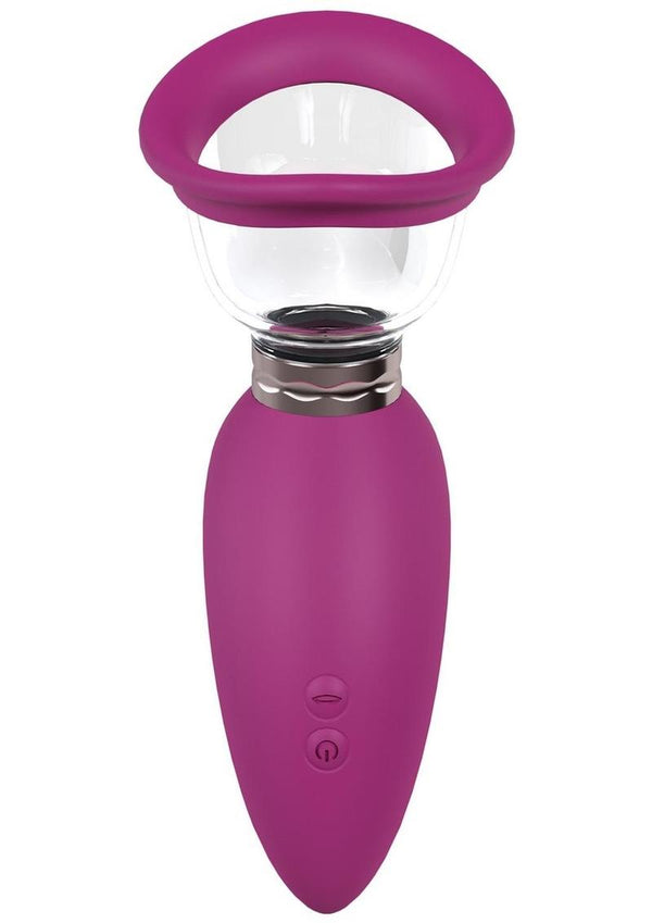 Pumped Arousing Automatic 5 Speed Silicone Rechargeable Vulva Clitoral Nipple and Breast Pump