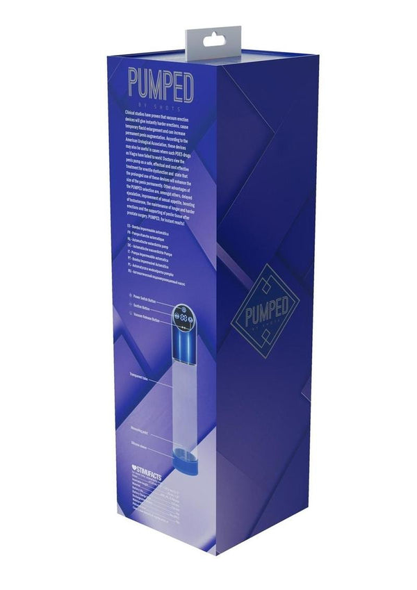 Pumped Automatic Waterproof Rechargeable Silicone Penis Pump