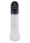 Pumped Engage 6 Function Automatic Rechargeable Penis Pump - Grey/Gun Metal