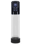 Pumped Megalift Automatic 6 Function Rechargeable Penis Pump - Black