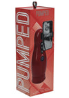 Pumped Virtuo 10 Function Suction Vibration Phone Attachment Rechargeable Masturbator - Metallic - Red