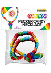 Rainbow Pecker Candy Necklace - Multicolor