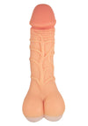 Realcocks Self Lubricating 3 In 1 Masturbator - Vanilla - 7in