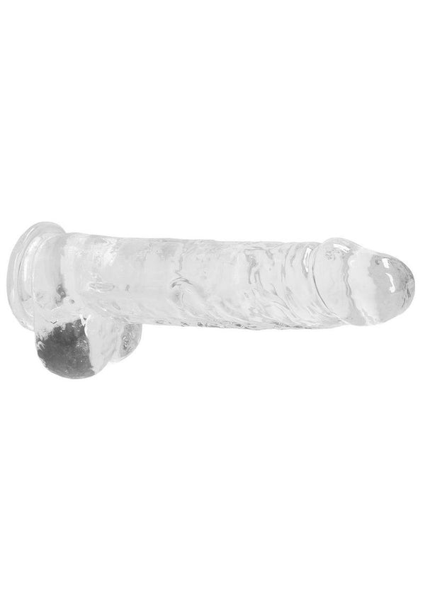 Realrock Crystal Clear Dildo with Balls