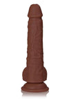 Realrock Realistic Skin Straight Realistic Dildo with Balls and Suction Cup