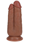 Realrock Ultra Realistic Skin Two In One - Caramel - 5in/6in