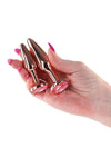 Rear Assets Tapered Trainer Chrome Plated Anal Plugs Kit
