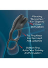 Red Dot Silicone Rechargeable Vibrating Cock Ring V1 with Remote Control