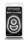 Renegade Cradle Silicone Cock Ring - Black