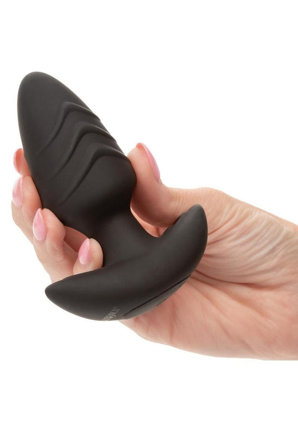 Rock Bottom Vibrating Rotating Probe Rechargeable Silicone Anal Vibrator