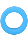 Rock Solid The Big O Glow In The Dark Silicone Cock Ring - Blue/Glow In The Dark