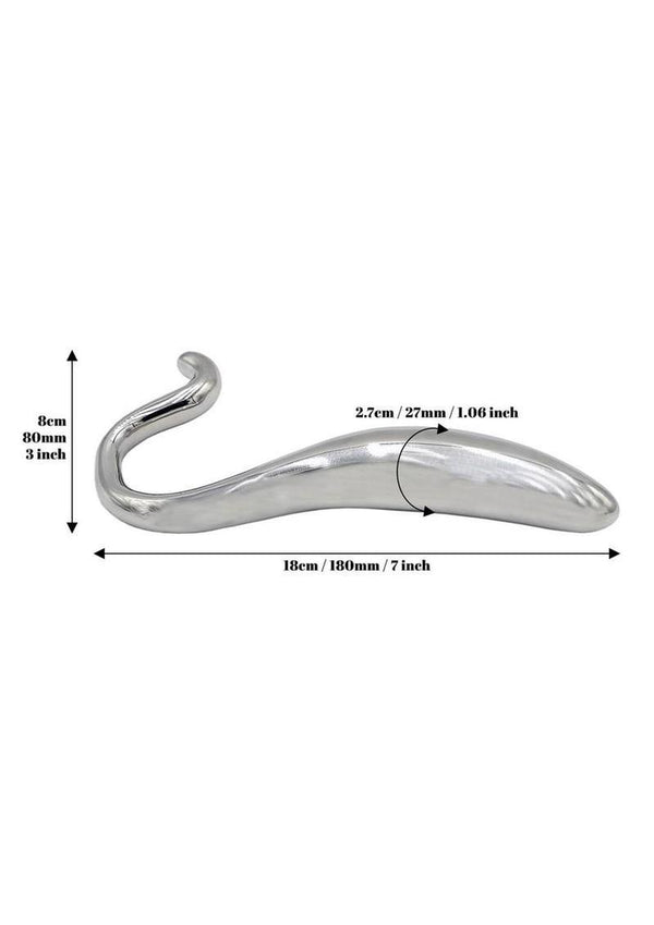 Rouge Stainless Steel Hollow Curved Wand
